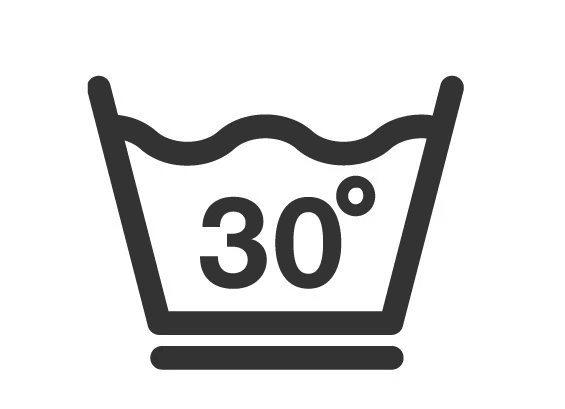 Prać do 30°C z zachowaniem ostrożności Prać do 30°C z zachowaniem ostrożności