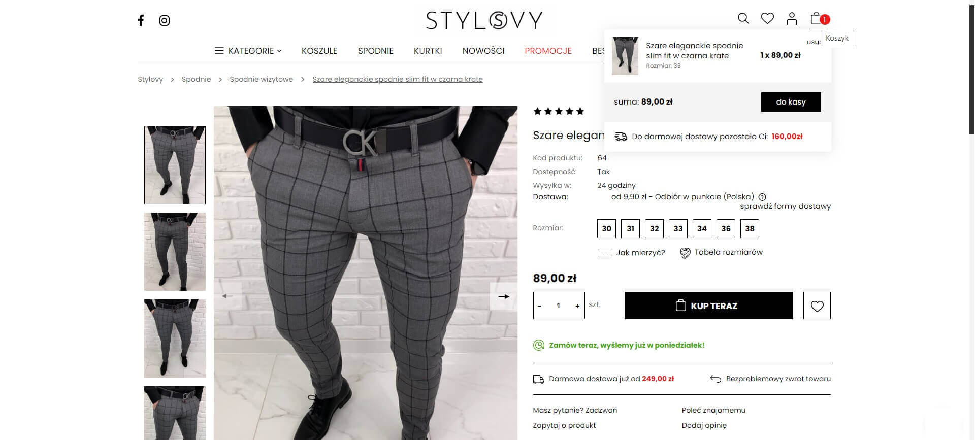 produkt dodany do koszyka